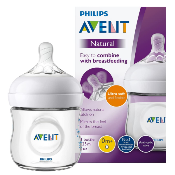 AVENT BIBERON NATURAL 125ML 0-M+