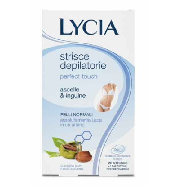 LYCIA PERFECT TOUCH STRISCE DEPILATORIE ASCELLE E INGUINE 20 PEZZI