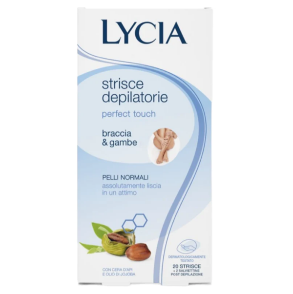 LYCIA PERFECT TOUCH STRISCE DEPILATORIE BRACCIA GAMBE 20 PEZZI