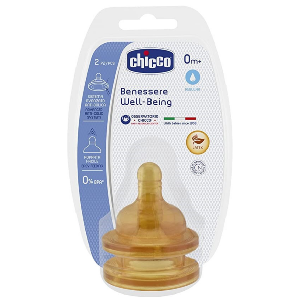 CHICCO TETTARELLA CAUCCIU REGULAR 0M+ 1 FORO 2 PEZZI