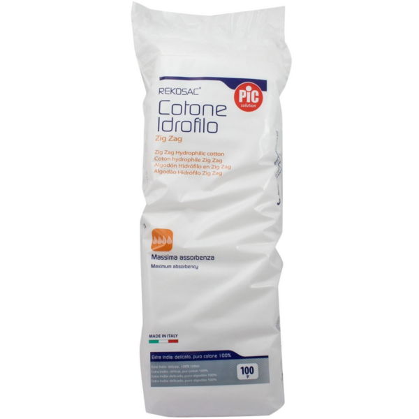 PIC REKOSAC COTONE IDROFILO ZIG ZAG  100 GR