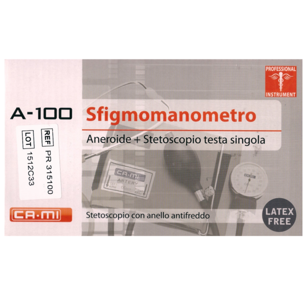 CA-MI A-100 SFIGMOMANOMETRO ANEROIDE+STETOSCOPIO
