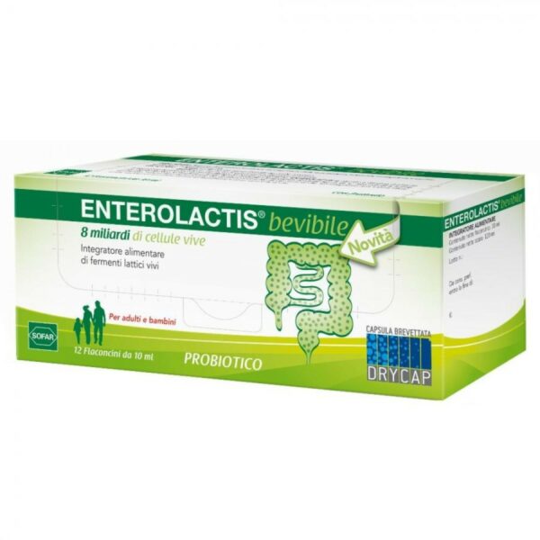 ENTEROLACTIS BEVIBILE 12 FLACONCINI DA 10ML