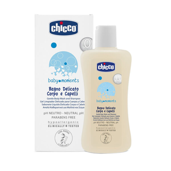 CHICCO BAGNO DELICATO CORPO E CAPELLI BABY MOMENTS 200ML