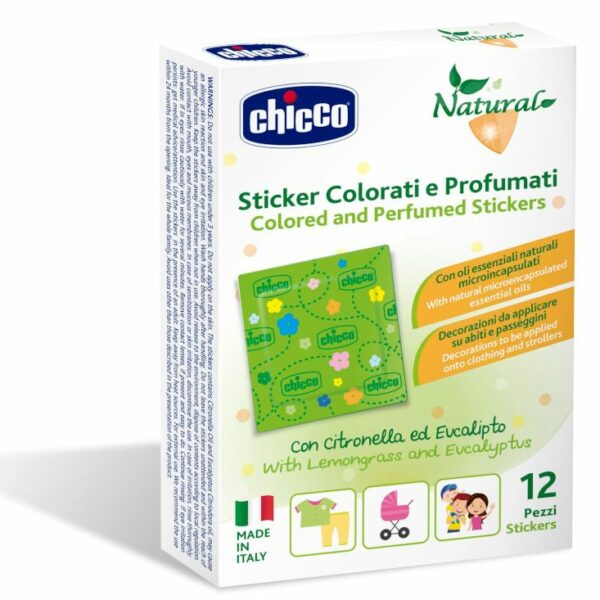 CHICCO ADESIVI PROFUMATI E COLORATI 12 PEZZI