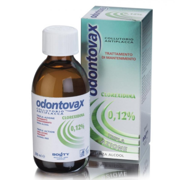 ODONTOVAX COLLUTORIO ANTIPLACCA TRIPLA AZIONE 0,12% 200ML