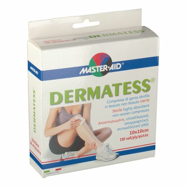 M-AID DERMATESS GARZA IN TESSUTO NON TESSUTO 10X10CM