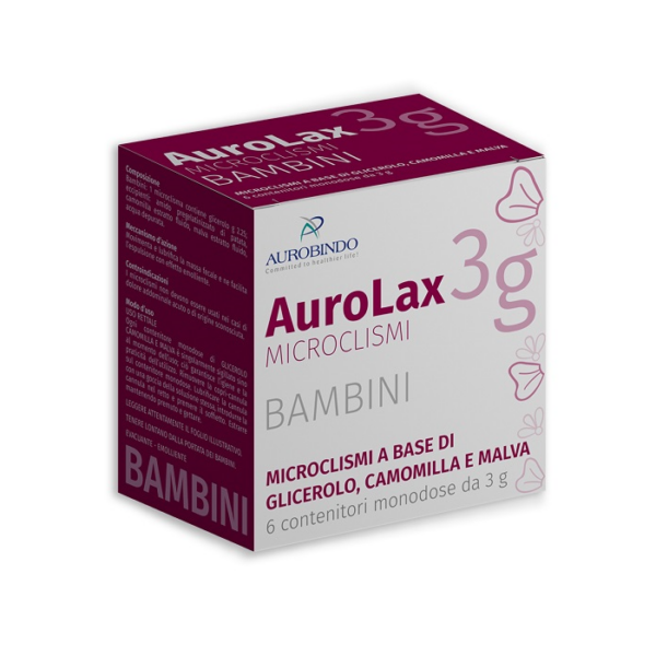 AUROLAX MICROCLISMI BAMBINI 6 CONTENITORI