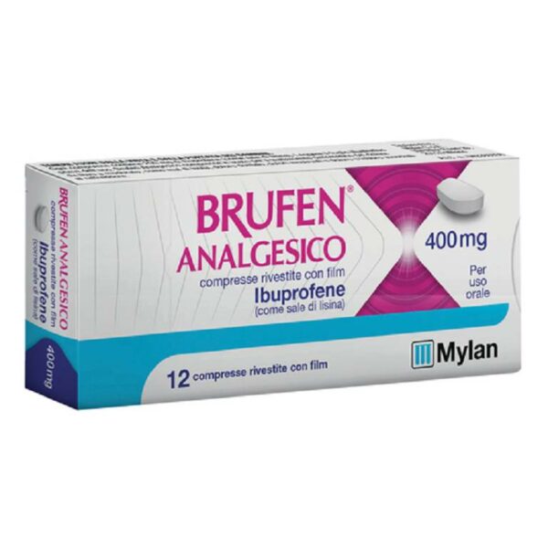 BRUFEN ANALGESICO PER USO ORALE 12 COMPRESSE RIVESTITE CON FILM 400MG