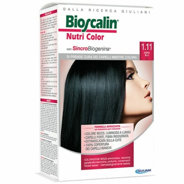 BIOSCALIN NUTRI COLOR 1.11 NERO BLU