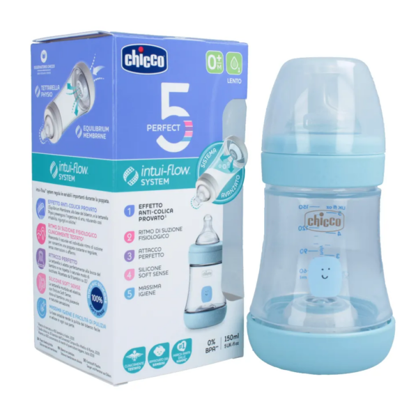 CHICCO PERFECT 5 FLUSSO LENTO 0M+ 150ML MASCHIO