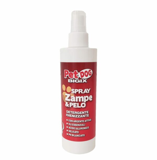 PET DOG SPRAY ZAMPE E PELO 250ML