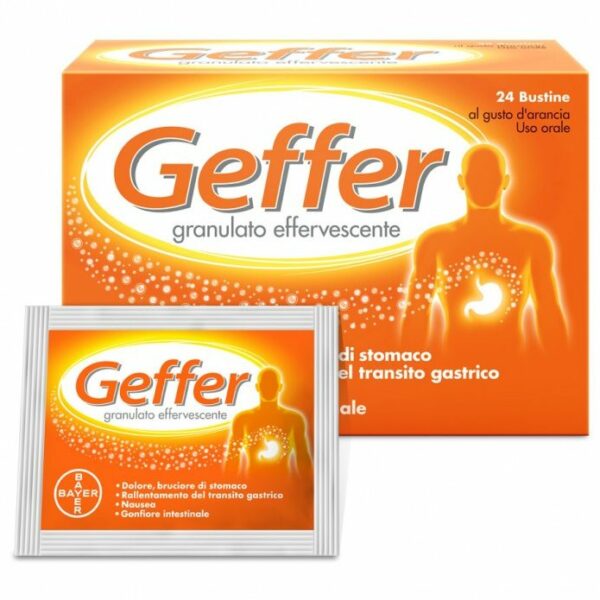GEFFER GRANULATO EFFERVESCENTE 24 BUSTINE