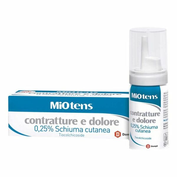 MIOTENS CONTRATTURE E DOLORE 0,25% SCHIUMA CUTANEA