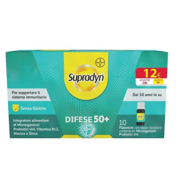 SUPRADYN DIFESA 50+ 10 FLACONCINI
