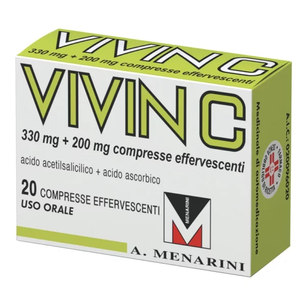 VIVIN C 330MG+200MG 20 COMPRESSE EFFERVESCENTI