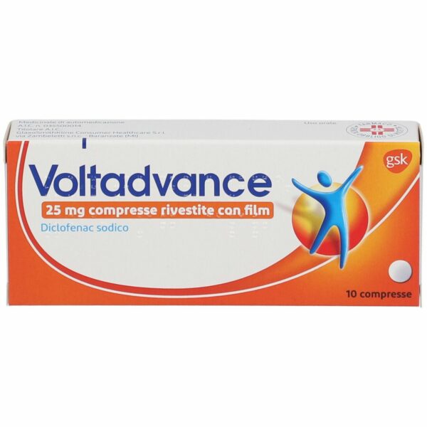 VOLTADVANCE 10 COMPRESSE RIVESTITE CON FILM