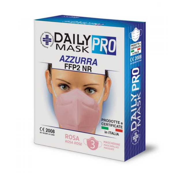 DAILY MASK PRO ROSA FFP2 3 PEZZI