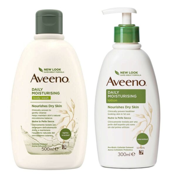 AVEENO BAGNO DOCCIA 500ML+CREMA IDRATANTE 300ML