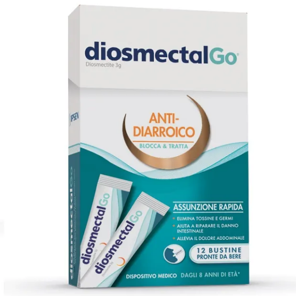 DIOSMECTAL GO ANTI-DIARROICO  3G 12 BUSTINE