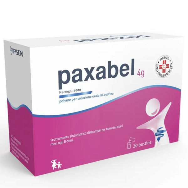 PAXABEL 4G MACROGOL 4000 20 BUSTINE