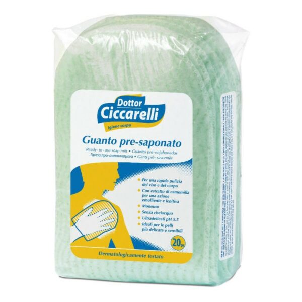 GUANTI PRE-SAPONATI 20 PEZZI