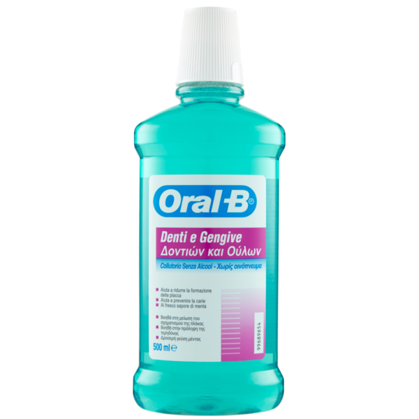 ORAL-B COLLUTORIO SENZA ALCOOL 500ML