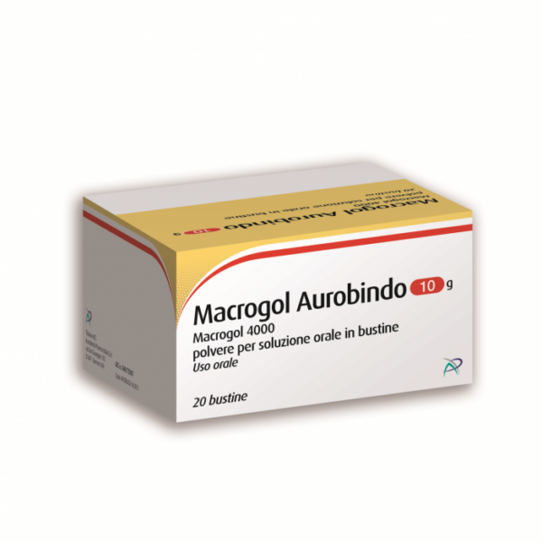 MACROGOL 10G POLVERE PER SOLUZIONE ORALE 20 BUSTINE