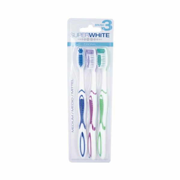 BIOSYNEX SUPERWHITE SPAZZOLINO MEDIO 3 PEZZI