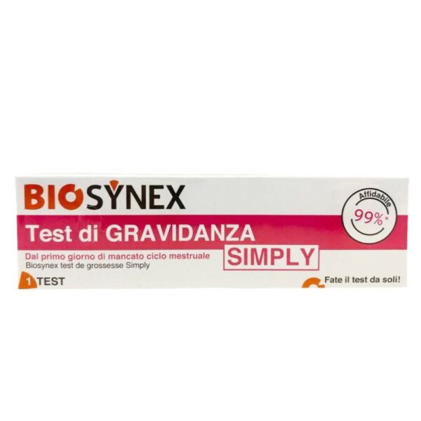 BIOSYNEX TEST DI GRAVIDANZA SIMPLY 1 PEZZO