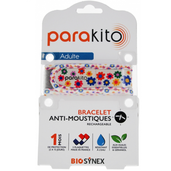 PARAKITO ADULTO BRACCIALETTO ANTIZANZARE RICARICABILE 1 PEZZO