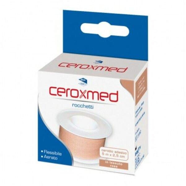 CEROXMED TEX ROCCHETTO TESSUTO ROSA 5MX2,5CM
