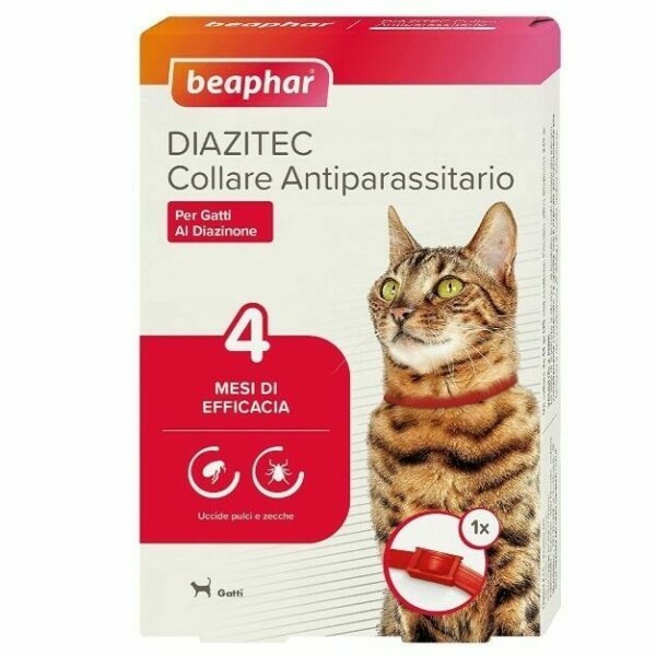BEAPHAR DIAZITEC COLLARE ANTIPARASSITARIO GATTI 1 PEZZO
