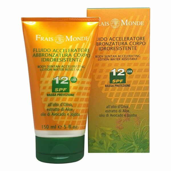 FRAIS MONDE FLUIDO ACCELERATORE ABBRONZATURA CORPO IDRORESISTENTE 12SPF 150ML