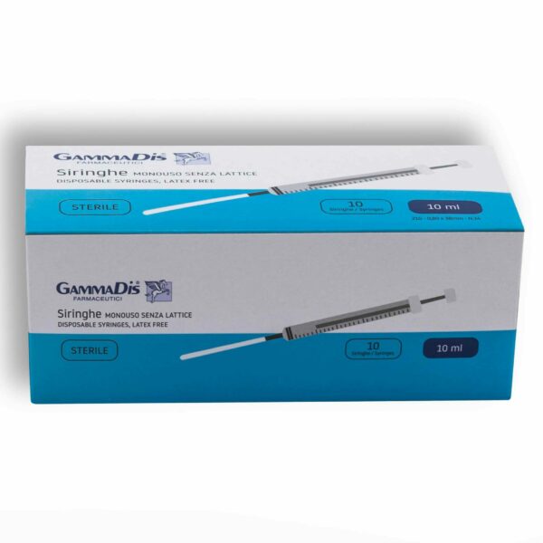 GAMMADIS SIRINGHE MONOUSO STERILE 10ML 10 PEZZI