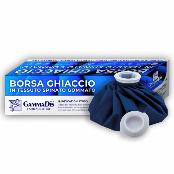 GAMMADIS BORSA GHIACCIO IN TESSUTO SPINATO GOMMATO 28CM