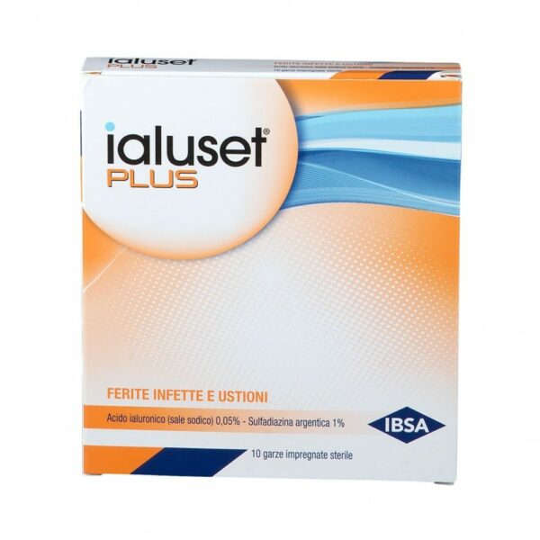 IALUSET PLUS 10 GARZE IMPREGNATE STERILI