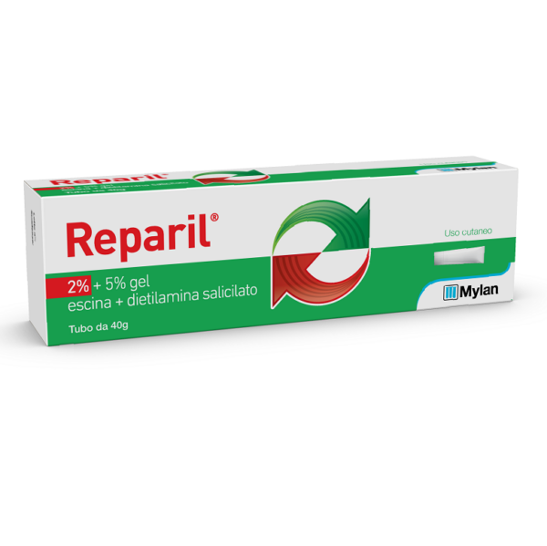 REPARIL 2%+5% GEL TUBO DA 40G