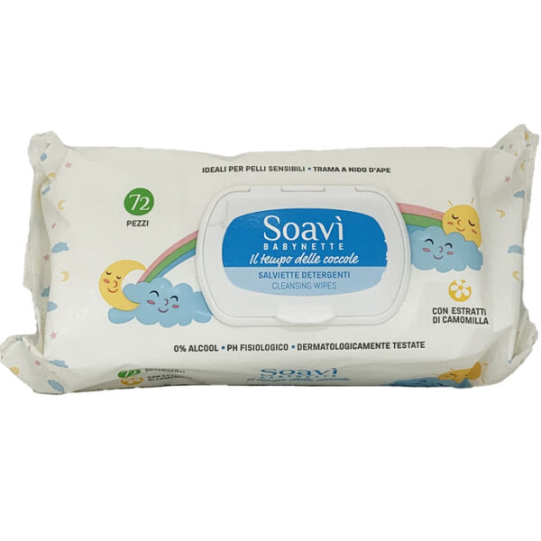SOAVI SALVIETTE DETERGENTI 72 PEZZI
