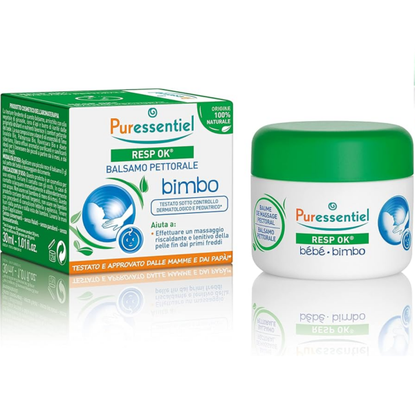 PURESSENTIEL BALSAMO MASSAGGIO PETTORALE BIMBO 30ML