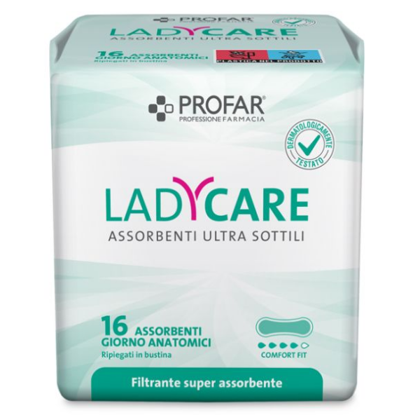 PROFAR LADYCARE ASSORBENTI ULTRA SOTTILI GIORNO 16 PEZZI