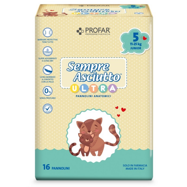 PROFAR SEMPRE ASCIUTTO PANNOLINI TG5
