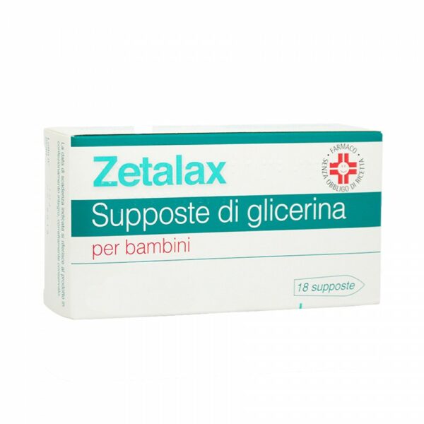 ZETALAX 18 SUPPOSTE DI GLICERINA BAMBINI