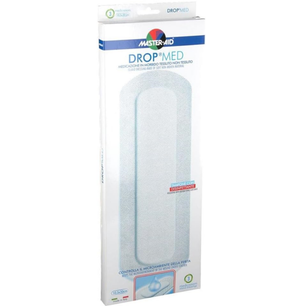 M-AID DROP-MED MEDICAZIONE TESSUTO NON TESSUTO 10,5X30CM