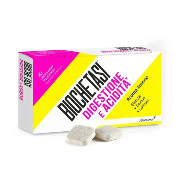 BIOCHETASI ACIDITÀ E DIGESTIONE 20 COMPRESSE