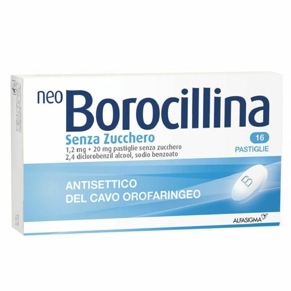 NEOBOROCILLINA 16 PASTIGLIE SENZA ZUCCHERO