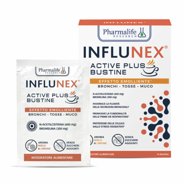 INFLUNEX ACTIVE PLUS EMOLLIENTE 14 BUSTINE